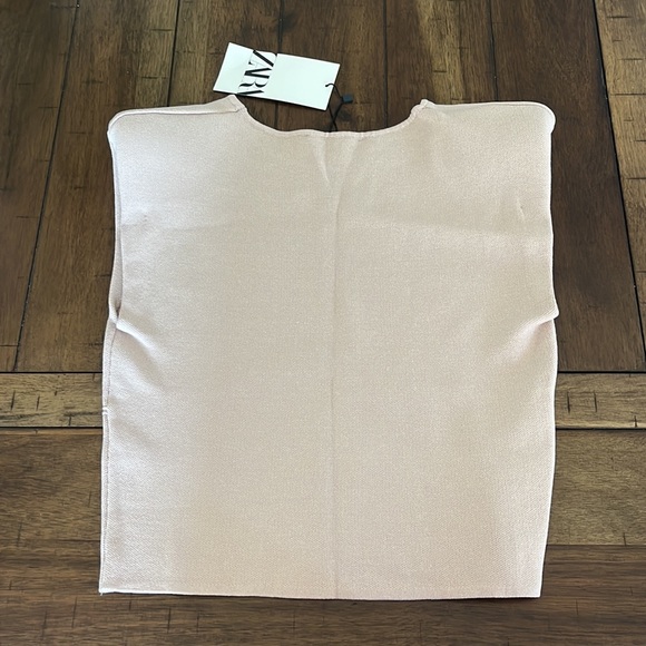 NWT Structured Zara Knit Blouse - Picture 3 of 4